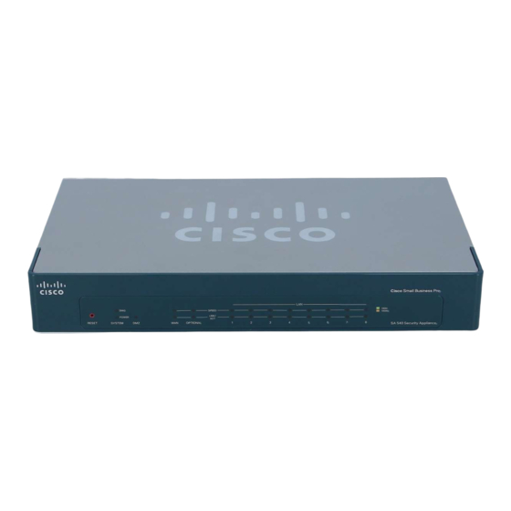 Cisco Small Business Pro SA 520W Manuals