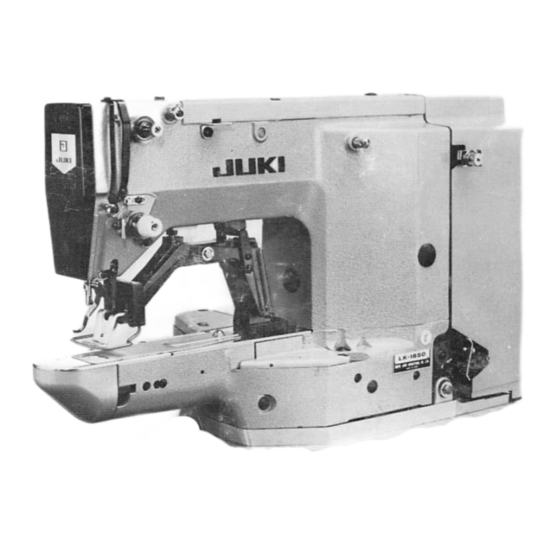 JUKI LK-1850 Instruction Manual
