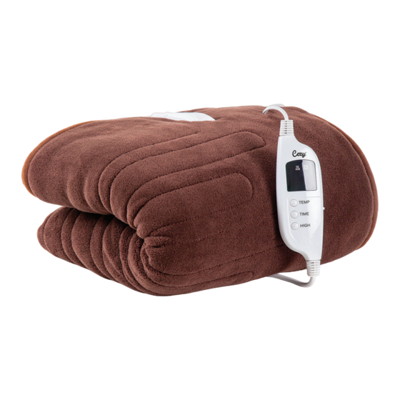 Cozy ELECTRIC BLANKET Heated Manuals