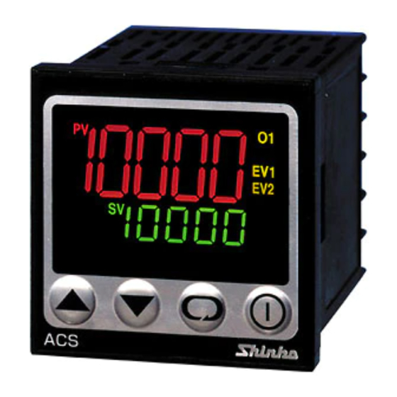Shinko ACS-13A-*A Series Instruction Manual