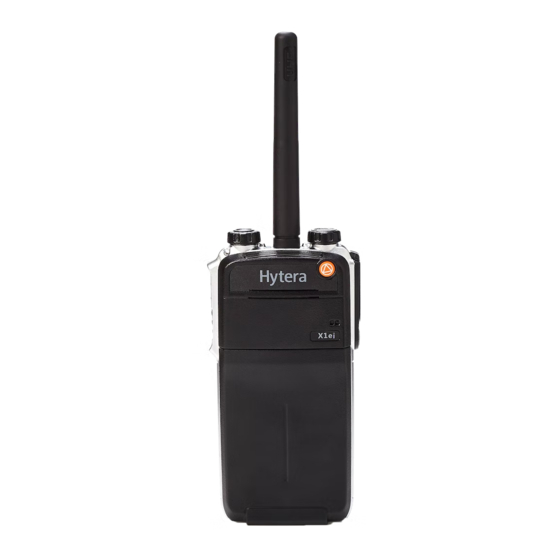 Hytera X1ei Owner's Manual