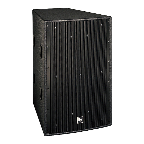 Electro-Voice Xi Series Xi-2181A Technical Specifications