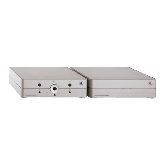 Clearaudio balance reference phono User Manual