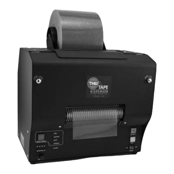 START International TAPE DISPENSER TDA150 Quick Start Manual