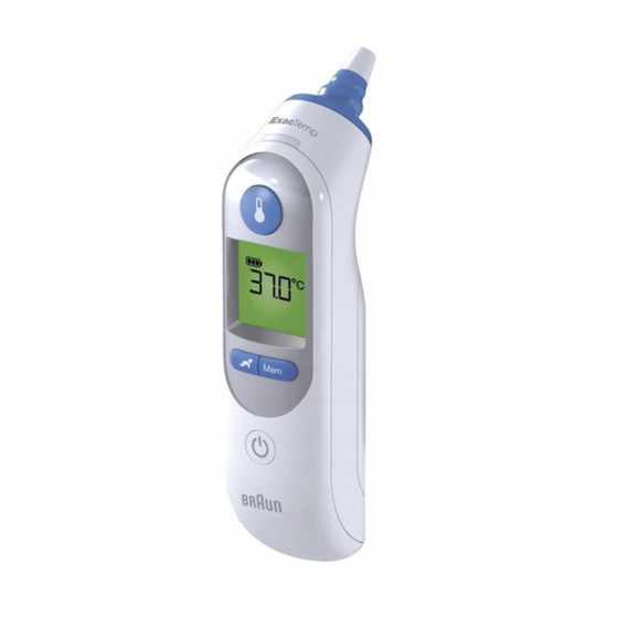 Braun ThermoScan 7 Manual