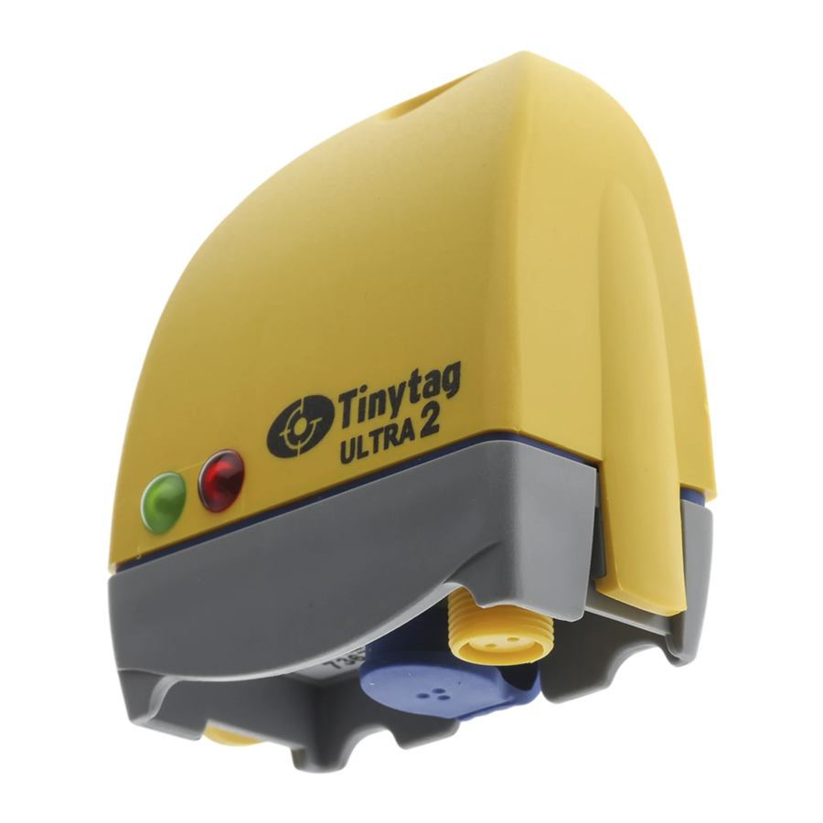 Tinytag Ultra 2, TGU-4550 - Data Logger Manual