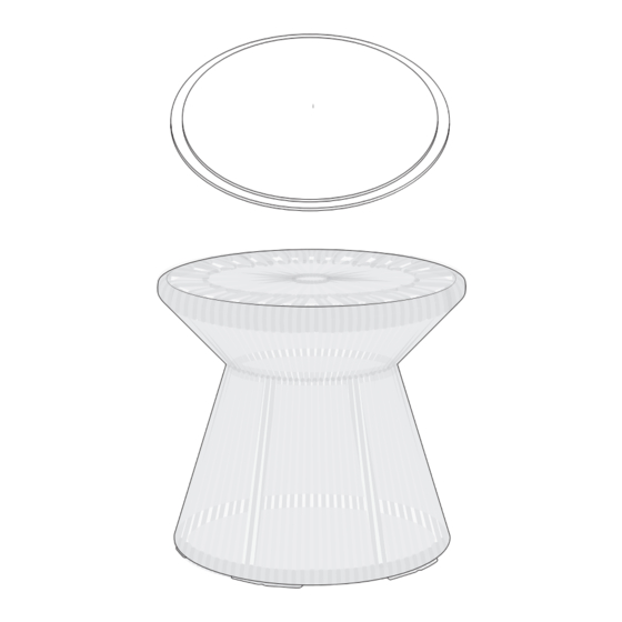 DEDON CIRQL NU Assembly Instruction Manual