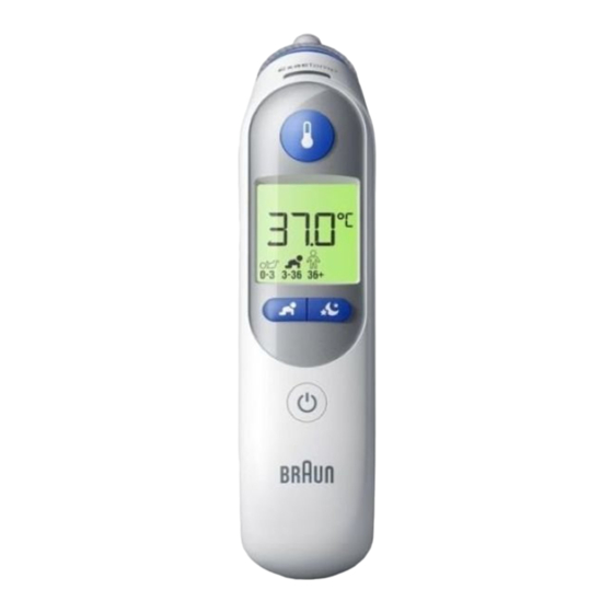 Braun ThermoScan 7+ Manual