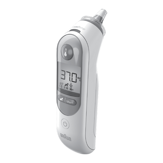 Braun ThermoScan 7 Manual