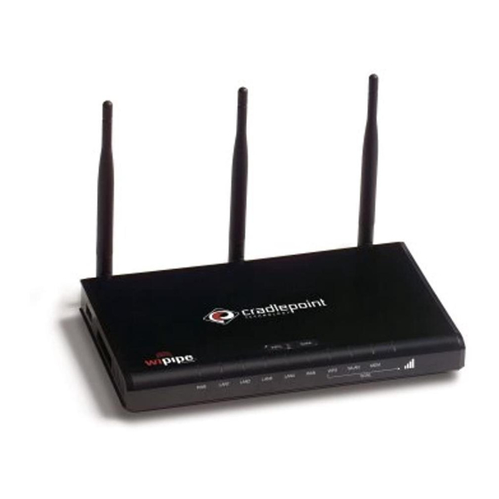 Cradlepoint MBR1000 User Manual