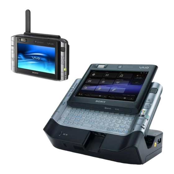 Sony Vaio VGN-UX27SN Service Manual