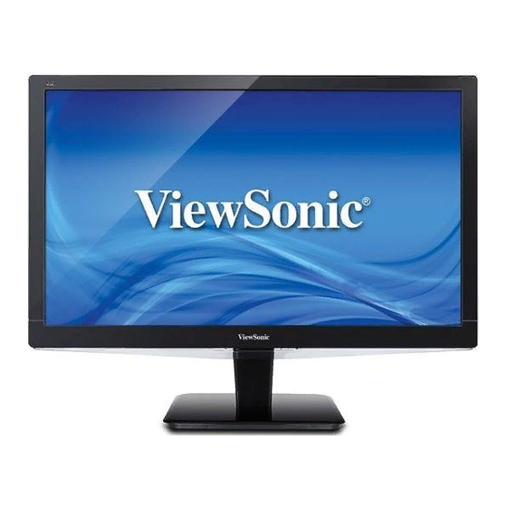 ViewSonic VX2475Smhl-4K VS16024 Manuals