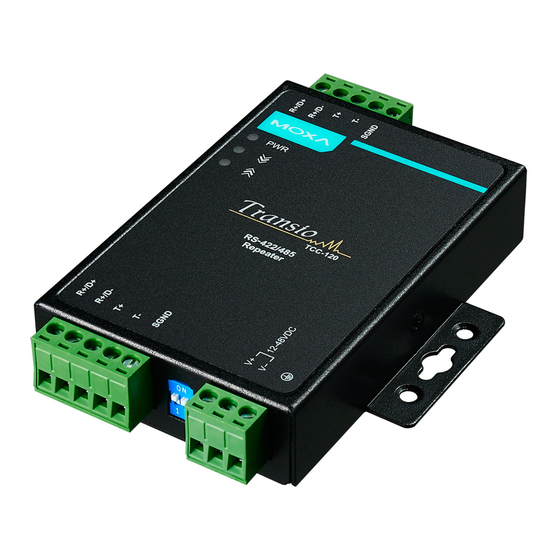 Moxa Technologies TCC-120 Hardware Installation Manual