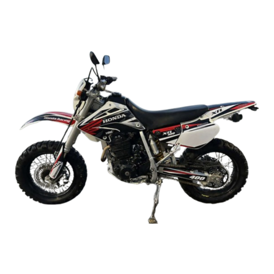 Honda XR400 Manual