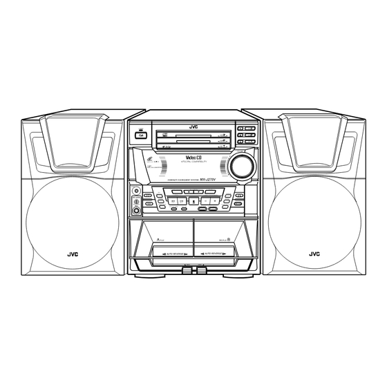 JVC MX-J270V Service Manual