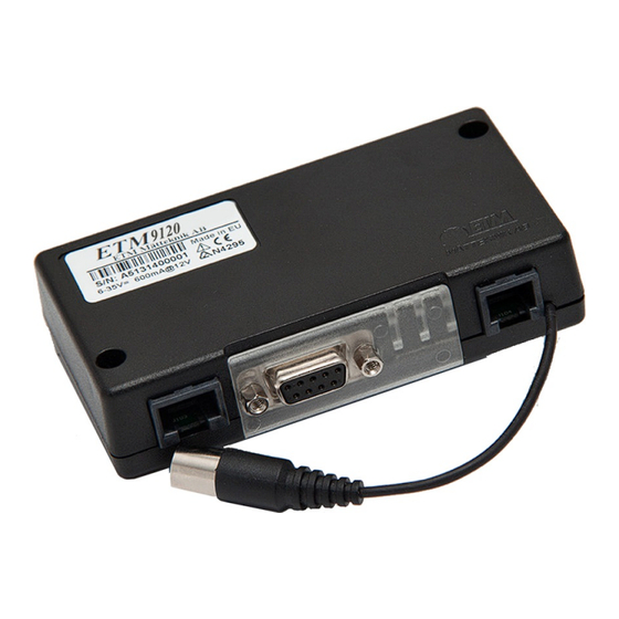 ETM ETM9120-1 Configuration Tool User Manual