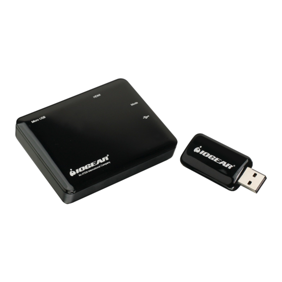 IOGear Duplicast Wireless Screen Mirroring Kit Quick Start Manual