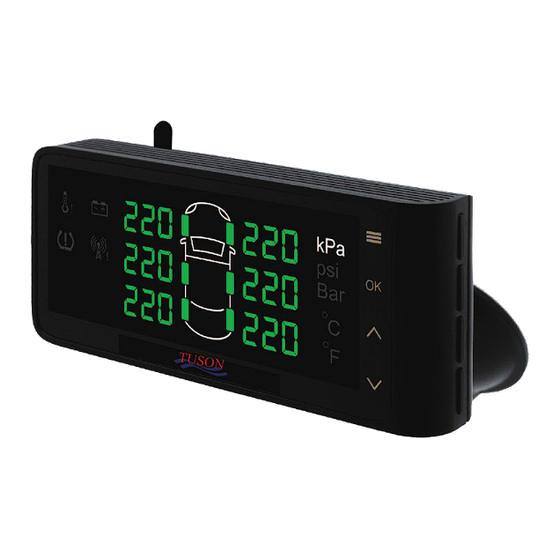 Tuson TPMS Tire Pressure Monitoring Manuals