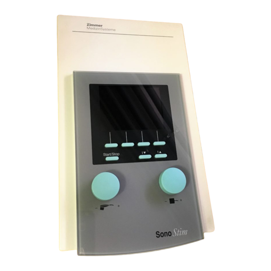 Zimmer Elektromedizin SonoStim Service