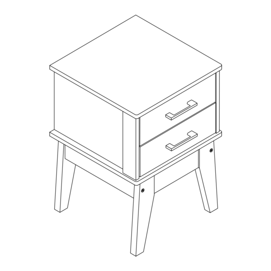eliving FURNITURE NOBU Series Assembly Instructions Manual