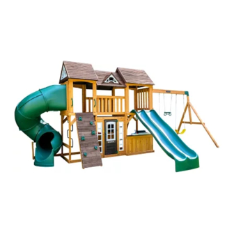 KidKraft ADVENTURE BEND SWING SET Installation And Operating Instructions Manual
