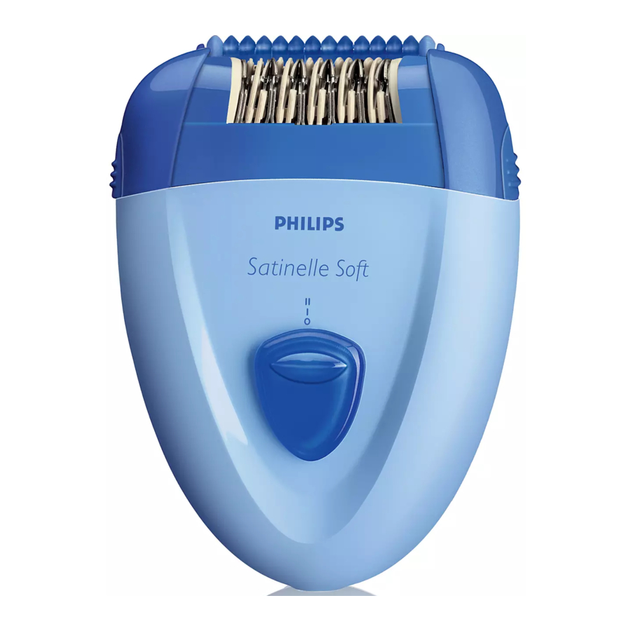 Philips Satinelle Soft HP6407 User Manual