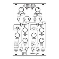 Behringer 1036 Quick Start Manual