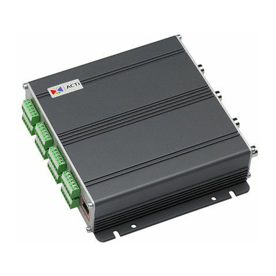 ACTi ACD-2200 User Manual
