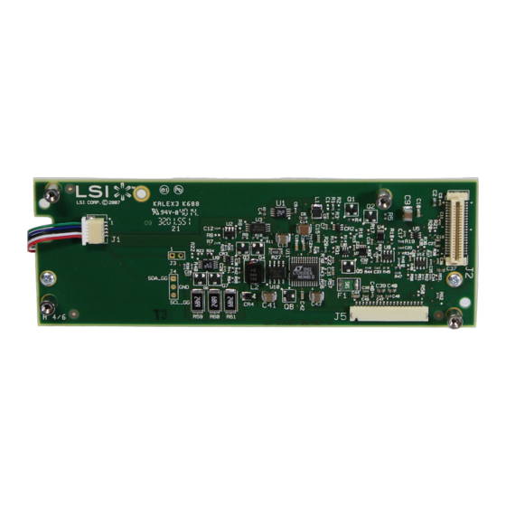 LSI MegaRAID LSIiBBU01 Quick Installation Manual
