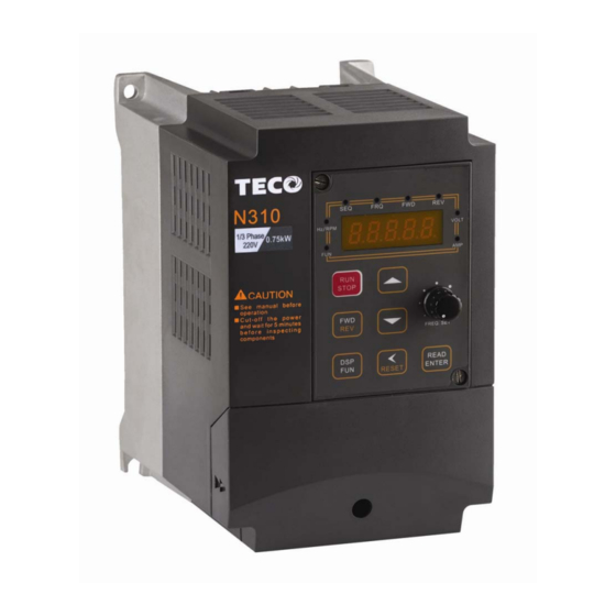 TECO N310 Series Operating Manual
