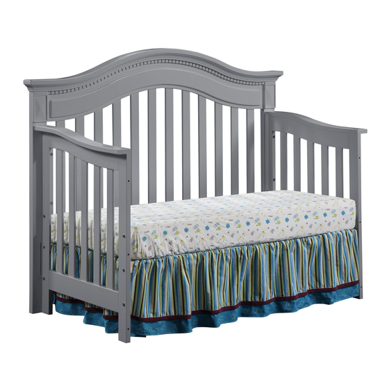 caramia furniture BLAIR CRIB 3-1 CONVERTIBLE Assembly Instructions Manual