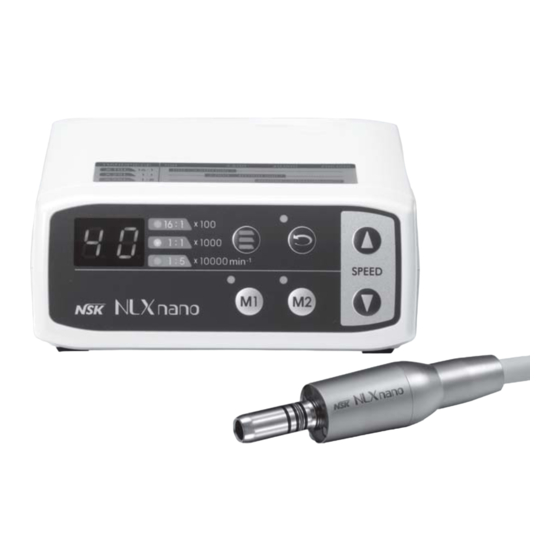 NSK Ti-Max NLX nano Operation Manual