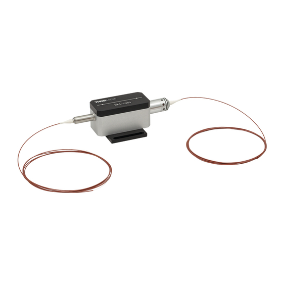 THORLABS IO-L-1050 User Manual