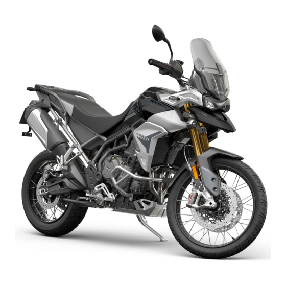 Triumph Tiger 900 Bond Owner's Handbook Manual