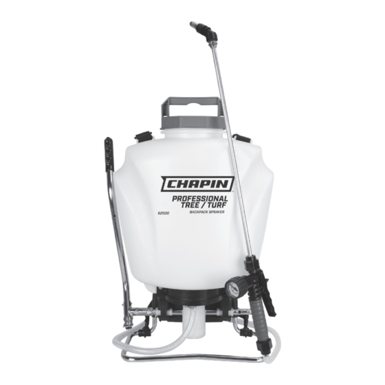 Chapin TREE/TURF PRO Use And Care Manual