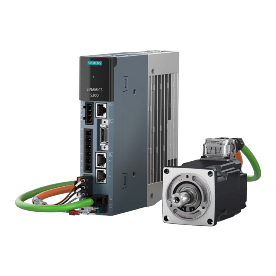 Siemens SINAMICS S200 Compact Operating Instructions