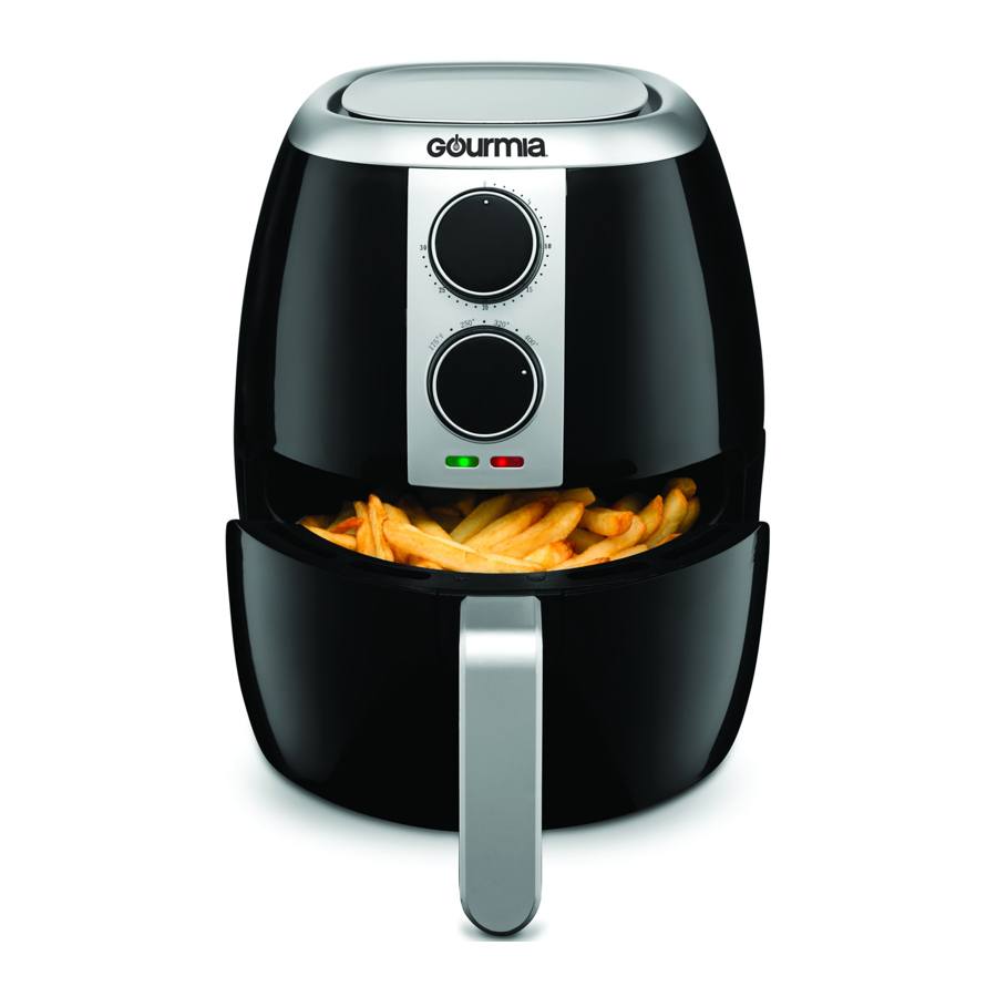 Gourmia GAF375 - 4.5-Quart Classic Air Fryer Manual
