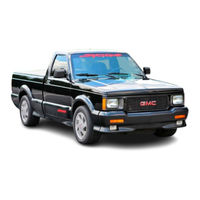 GMC TYPHOON 1992 Service Manual Supplement