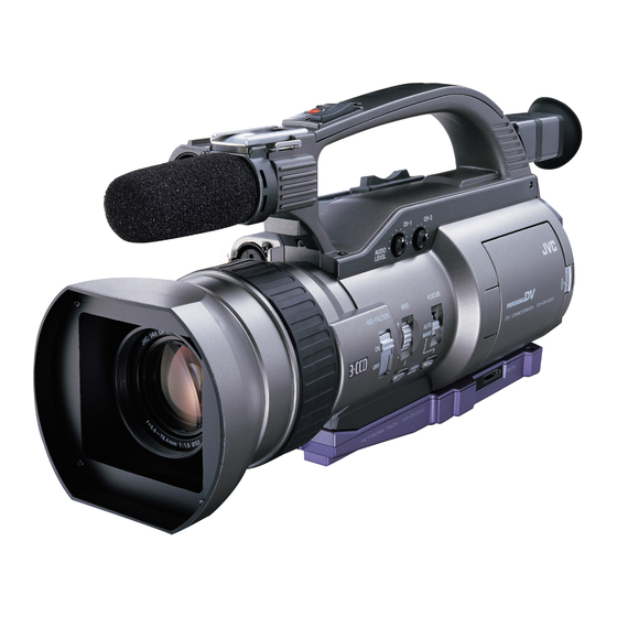 JVC GY-DV300U - 1/3" 3-ccd Dv Camcorder Using Manual