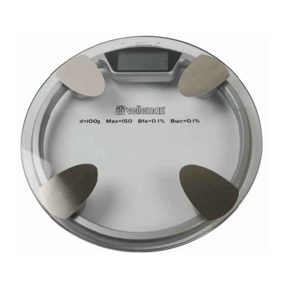 Velleman VTBAL14 User Manual