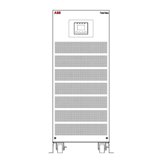 ABB PowerValue 11/31 T User Manual Addendum