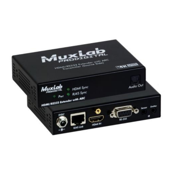 MuxLab 500458-ARC Quick Installation Manual
