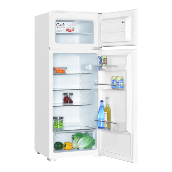 User Manuals: Hanseatic HEKS14454GF Built-in fridge