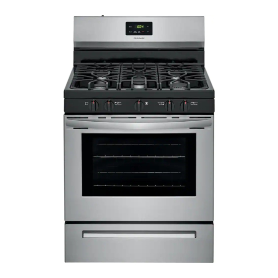 Frigidaire FCRG3052AS Getting Started