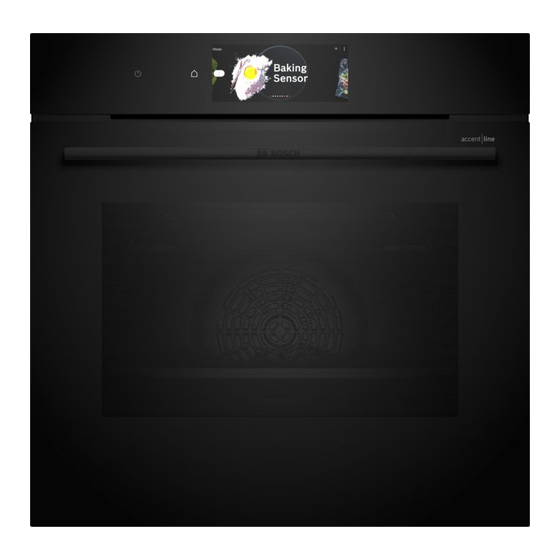 Bosch HBG978N 1 Series User Manual And Installation Instructions