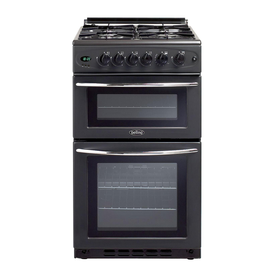 Belling G756 Installation And User Instructions Manual