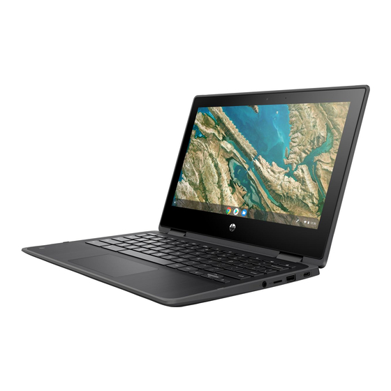 HP Chromebook x360 11 G3 EE Help Manual