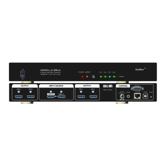 VNS GeoBox G406Lite Quick User Manual