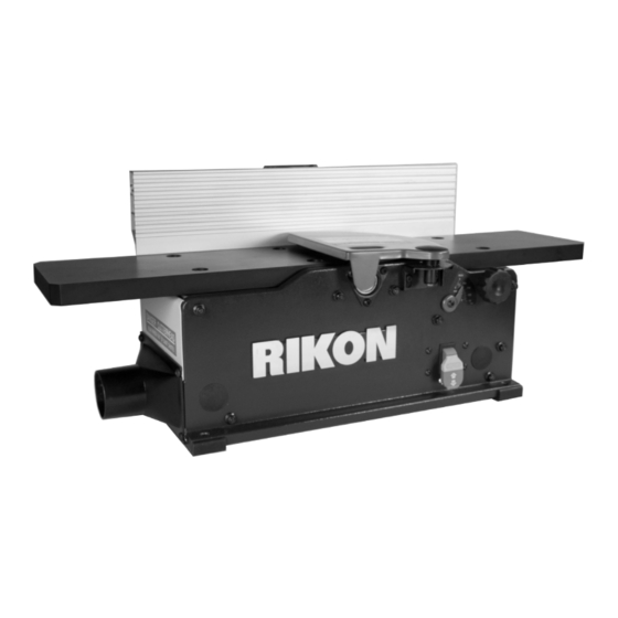 Rikon Power Tools 20-600HSP Operator's Manual