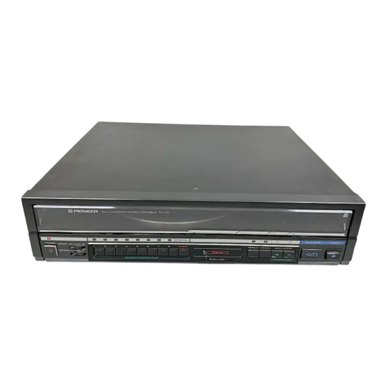 Pioneer PL-V70 Service Manual